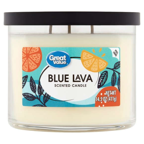 2 x Scented Candle Blue Lava Volcano Capri Blue TikTok New - Picture 2 of 6